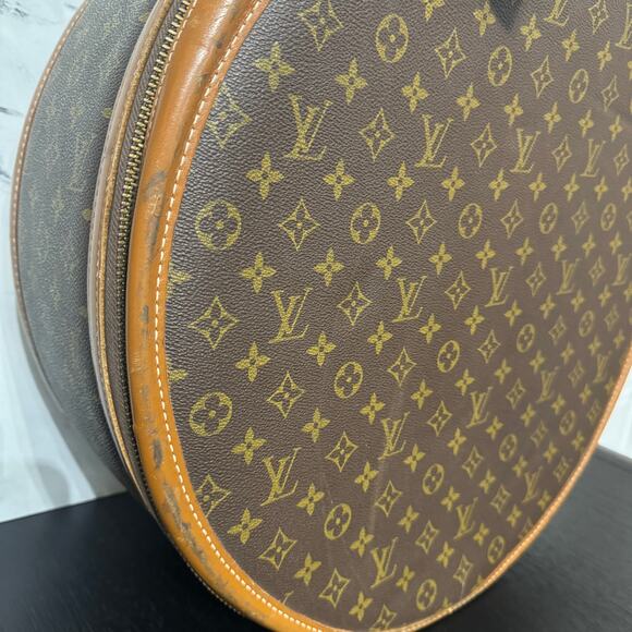 Louis Vuitton French Co. Hat Box bag Vintage Boite Chapeau monogram LV trunk - Picture 13 of 16